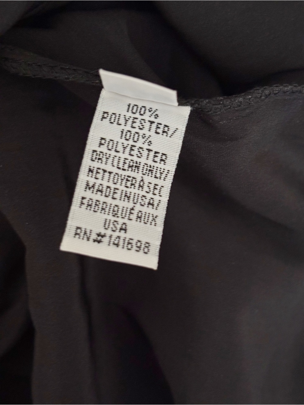 Ramy Brook Black Paris Long Sleeve Blouson Mini Dress Medium Minimalist - Picture 9 of 9